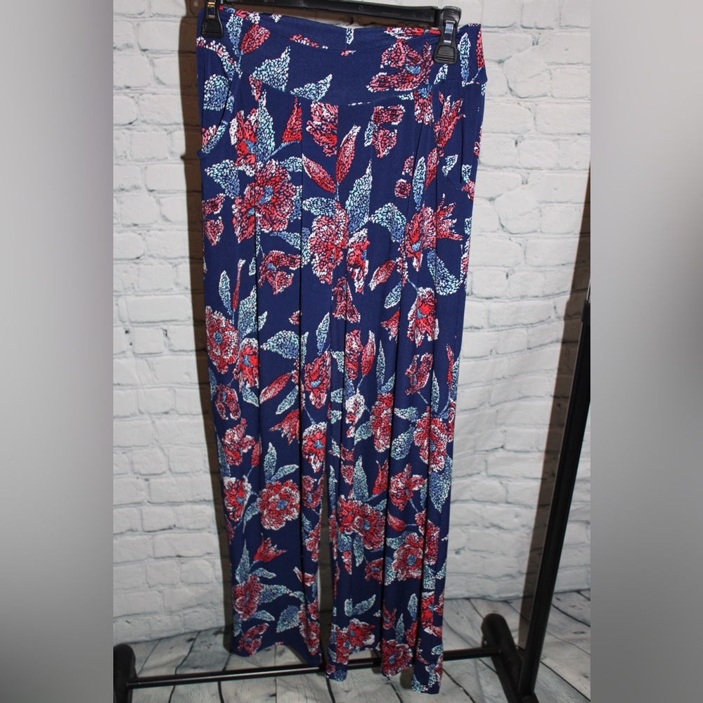 Floral Palazzo Pants with Pockets
